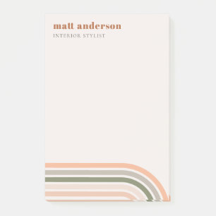 Post-it® Dusky Bold Retro Rainbow Desert Chic Blush Rust