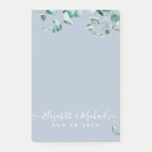 Dusty Blue Eucalyptus Green Planning MARIAGE