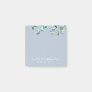 Post-it® Dusty Blue Eucalyptus Green Planning MARIAGE