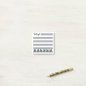 Post-it® Dusty Blue | Lined | Potted Cacti -  (Sur un bureau)