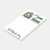Post-it® Eat Drink and Be Irish Gnome Notes (Incliné)