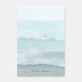 Post-it® Eau bleu mer Abstraite (Devant)
