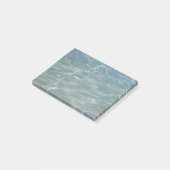Post-it® Eau des Caraïbes Bleu Abstrait Nature (Incliné)