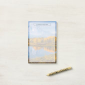 Post-it® Eau | Oxbow Bend Jackson Wyoming (Sur un bureau)