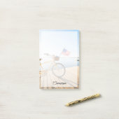 Post-it® Eau | Vélo au bord du lac (Sur un bureau)