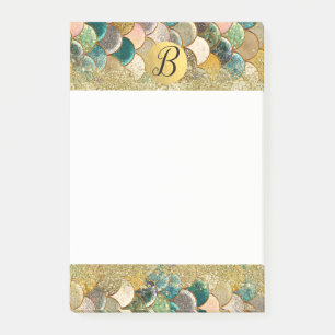 Post-it® Écales de Sirène Multi Couleurs Paillettes Glamour