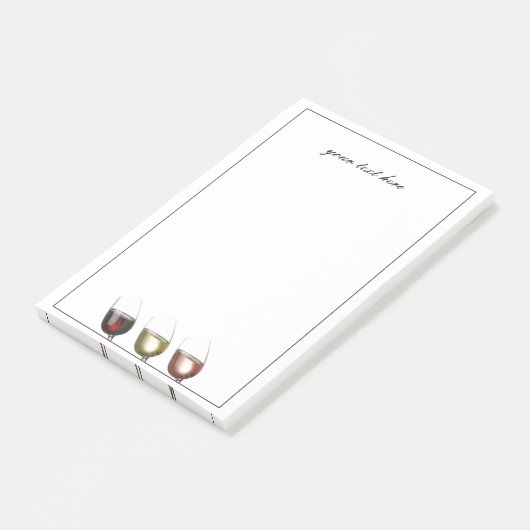 Post-it® Échantillon de vin (Incliné)