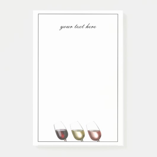 Post-it® Échantillon de vin (Devant)