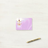 Post-it® ÉCHELLES D'OR DE DROIT, Symbole de justice, Ultra (Sur un bureau)