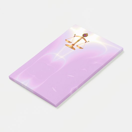 Post-it® ÉCHELLES D'OR JURIDIQUE, Rose Ultra Violet (Incliné)