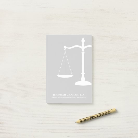 Post-it® Échelles nommées faites sur commande (Sur un bureau)