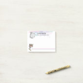 Post-it® Éclaboussure de note de conseiller de conseils (Sur un bureau)