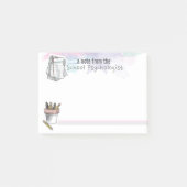 Post-it® Éclaboussure de post-it de psychologue d'école (Devant)
