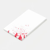 Post-it® Éclaboussure de sang rouge (Incliné)