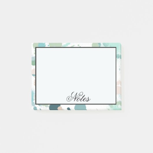 Post-it® Éclaboussures de peinture d'aquarelle (Devant)