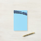 Post-it® École Bluz-3DII (Sur un bureau)