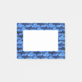 Post-it® École de motif bleu de requins (Devant)