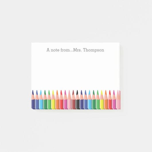 Post-it® École d'enseignant personnalisée (Devant)