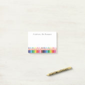 Post-it® École d'enseignant personnalisée (Sur un bureau)