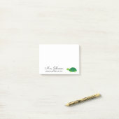 Post-it® Ecole maternelle personnalisée tortue (Sur un bureau)