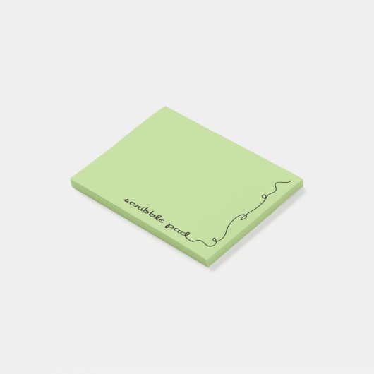 Post-it® Écran à écrire vert (Incliné)
