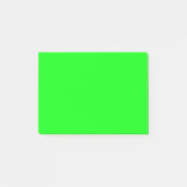 Post-it® Écran vert néon moderne brillant solide cool simpl (Devant)