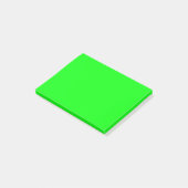 Post-it® Écran vert néon moderne brillant solide cool simpl (Incliné)
