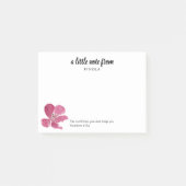 Post-it® Écriture aquarelle Chien Rose (Devant)