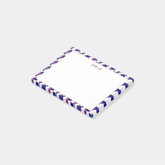 Post-it® Écriture chrétienne AUSTRALIE (Incliné)