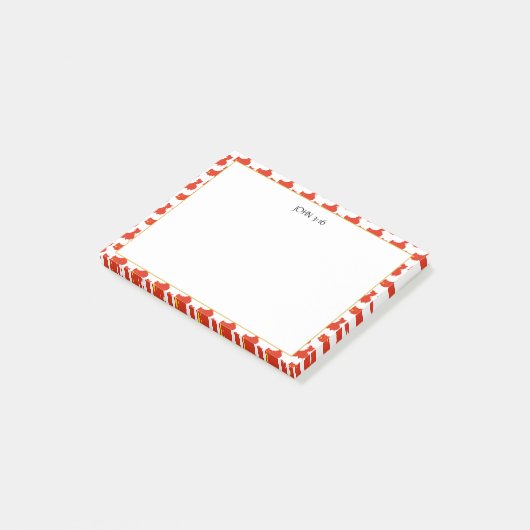 Post-it® Écriture chrétienne CHINE (Incliné)