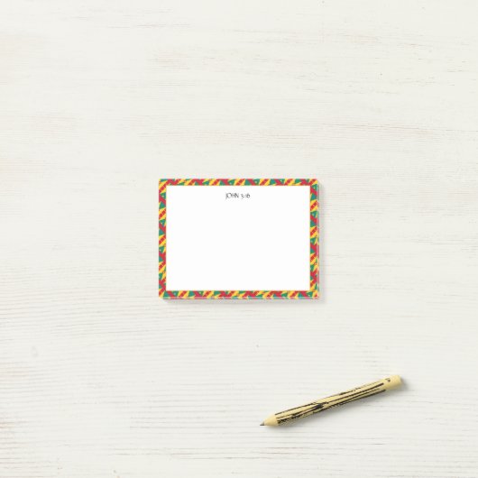 Post-it® Écriture chrétienne de GRENADA (Sur un bureau)
