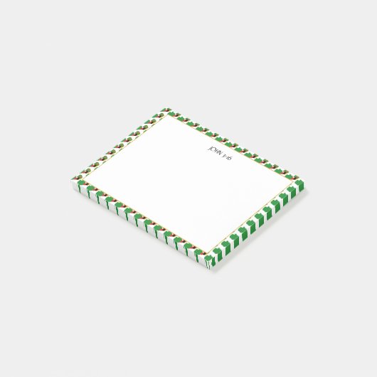 Post-it® Écriture chrétienne de ZAMBIE (Incliné)