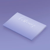 Post-it® Écriture cursive éditable | Violet blanc et violet