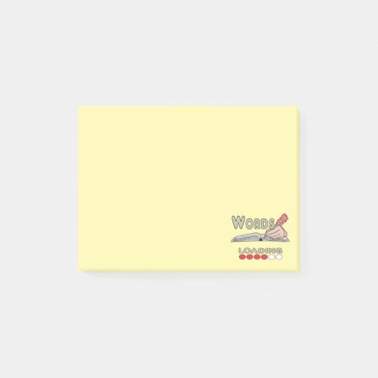 Post-it® Écriture de Mots (Devant)