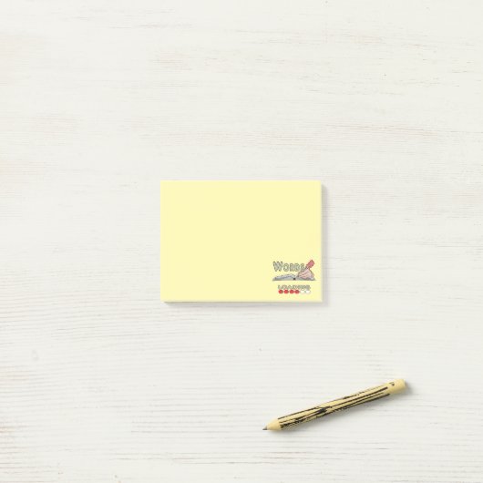 Post-it® Écriture de Mots (Sur un bureau)