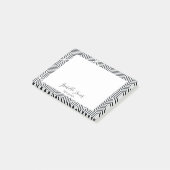 Post-it® écriture géométrique stylisée école personnalisée (Incliné)