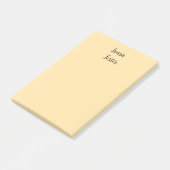 Post-it® Écriture manuscrite classique Nom élégant Couleur (Incliné)