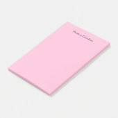 Post-it® Écriture manuscrite originale unique rose (Incliné)