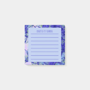 Post-it® Écrivez-le Bleu Abstrait