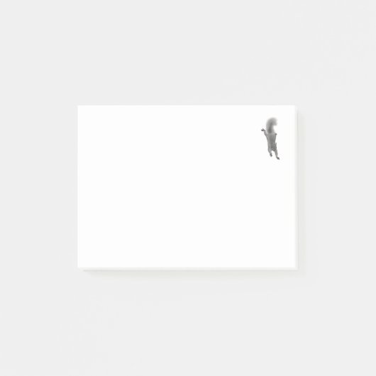 Post-it® Écureuil gris dessiné par Digital pelucheux (Devant)