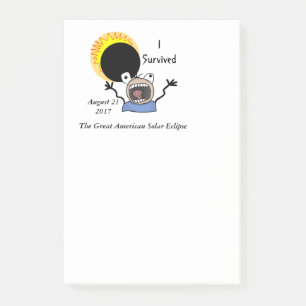 Post-it® Édition de survie de l'éclipse 2017 solaire