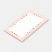 Post-it® Éditorial Typographie moderne Post-It Notes - Peac (Incliné)