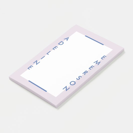 Post-it® Éditorial Typographie moderne Post-It Notes - Viol (Incliné)