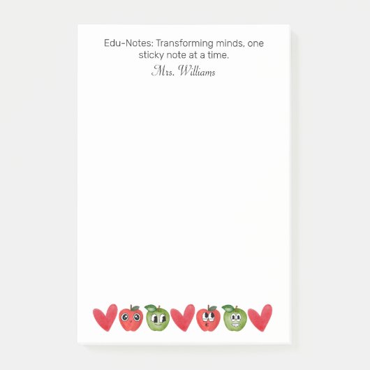 Post-it® Edu-Notes : Transformer les esprits, Appréciation  (Devant)
