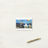 Post-it® Edward Soir Bleu (Sur un bureau)