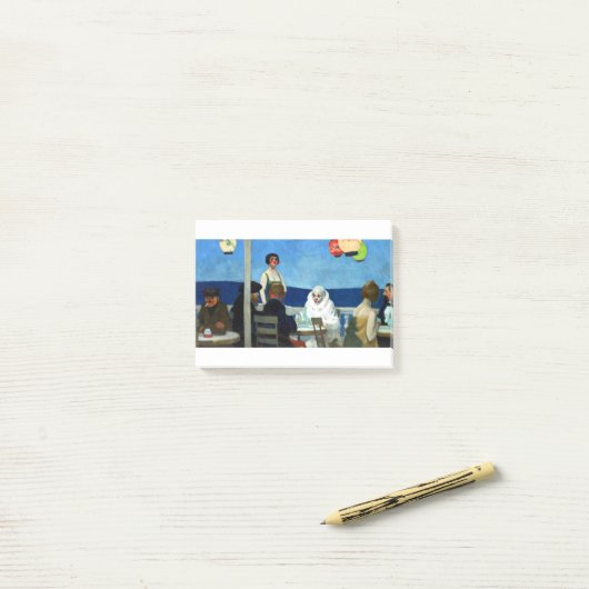 Post-it® Edward Soir Bleu (Sur un bureau)