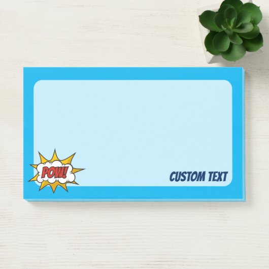 Post-it® Effet audio comique Pow (Bureau)