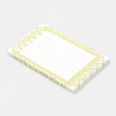 Post-it® effet dentelle citron (Incliné)
