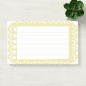 Post-it® effet dentelle citron (Bureau)