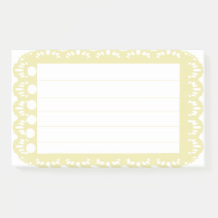 Post-it® effet dentelle citron